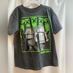 Minecraft t shirt short sleeve size xs 6/7 by Mojang Studios
